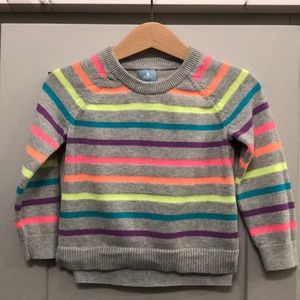 Gap Multi Colored Stripe Sweater Toddler 2T